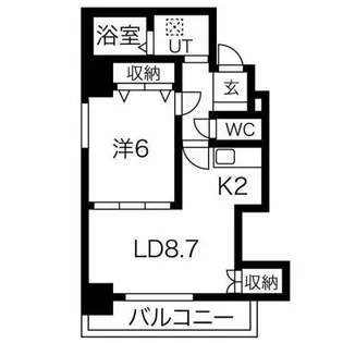 ヒルズ新栄【9階】の間取り