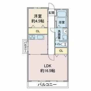 名栄ビル【1階】の間取り
