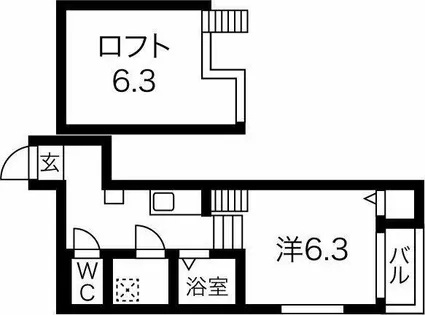 シャルマン・サリ 十番町【2階】の間取り