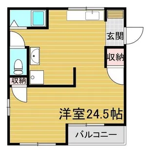 竹内マンション西棟【305号室】の間取り