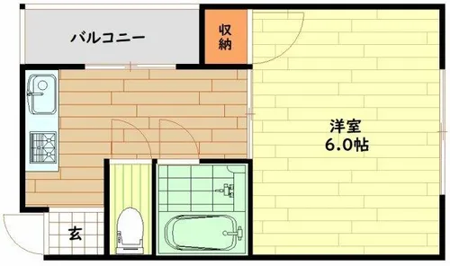 カエデハイツ【3階】の間取り