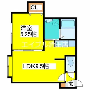 エミール平岡【2階】の間取り