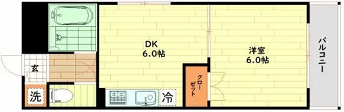 メゾンルミエール【1階】の間取り