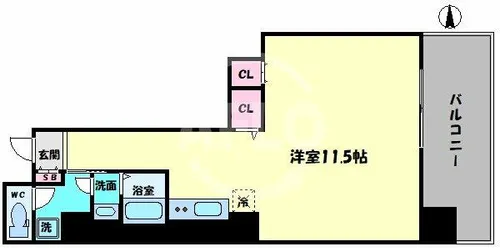 N Residence新今宮【4階】の間取り