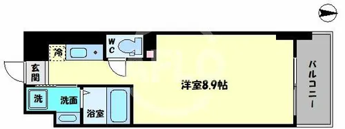 N RESIDENCE新今宮【10階】の間取り
