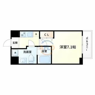 サムティ江坂JuReve【6階】の間取り