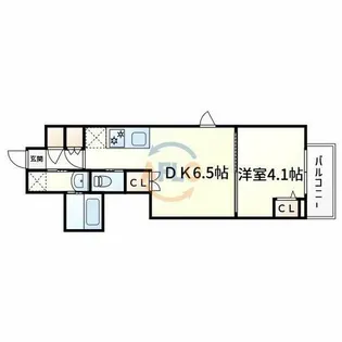 クローバー・グランデ我孫子【8階】の間取り