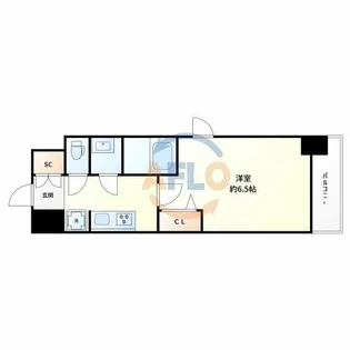 フォーリアライズ淡路ライツ【8階】の間取り