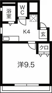 パルファン【1階】の間取り