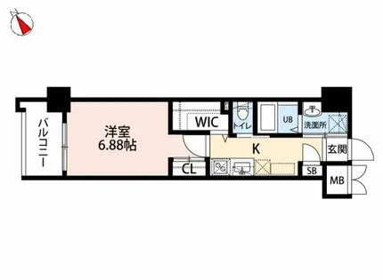 福岡県北九州市小倉北区上到津3丁目【マンション】の間取り