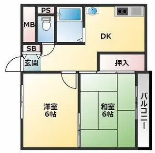 メゾンアーク【3階】の間取り