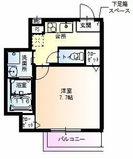 フジパレス西宮戎Ⅱ番館【305号室】の間取り