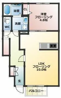 Prevoyance甘木【1階】の間取り