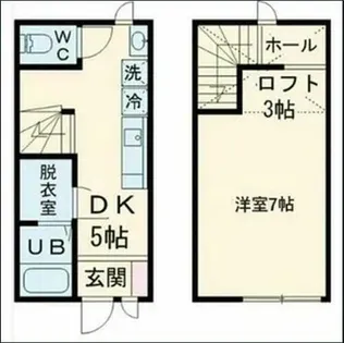 仮称)下高橋アパート【A2号室】の間取り