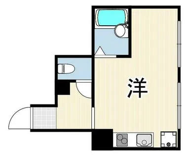 アンジョリジャルダン門戸厄神【2階】の間取り