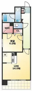 OCEAN松屋町【9階】の間取り