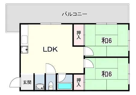 垂水建設ビル【4階】の間取り