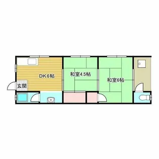 竹島マンション【2階】の間取り