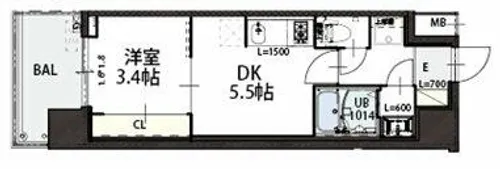 Grand Luce【2階】の間取り