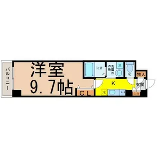 SMILE CITY M(スマイルシティーエム)【3階】の間取り
