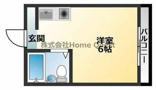 YOUハイム衣摺Ⅱ番館【402号室】の間取り