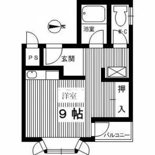 ローズコーポ【4階】の間取り