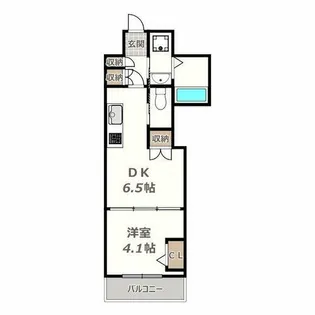 クローバー・グランデ我孫子【806号室】の間取り