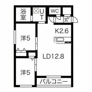 SERAM F.VILLAGE【101号室】の間取り