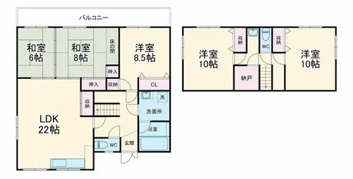 オリーブハイツ【4階】の間取り