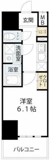 エスリードレジデンス大阪福島サウスフラッツ【15階】の間取り