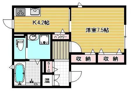 シャロームⅡ【2階】の間取り