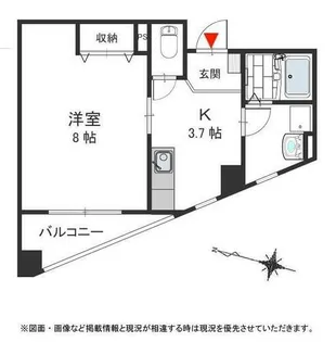 プロムナード【202号室】の間取り