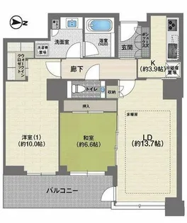グランフロント大阪オーナーズタワー【33階】の間取り
