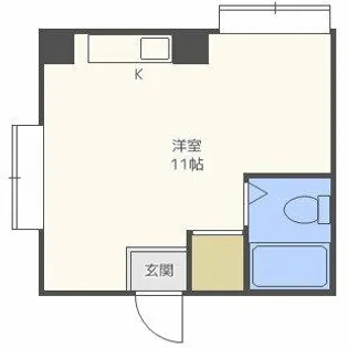 ジオナ本田【10階】の間取り