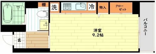 シティサイドステージ福島【10階】の間取り
