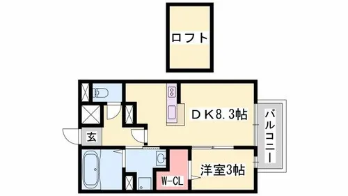 アーバンプラザ【II202号室】の間取り