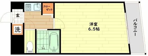 ラナップスクエア新福島【9階】の間取り