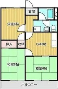 シャルマンハイツ【1階】の間取り