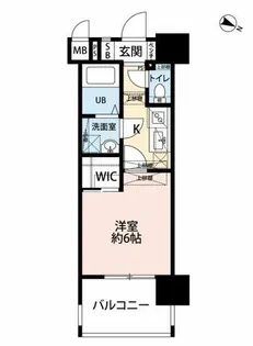 サヴォイ ル・プルミエ パリエ【9階】の間取り