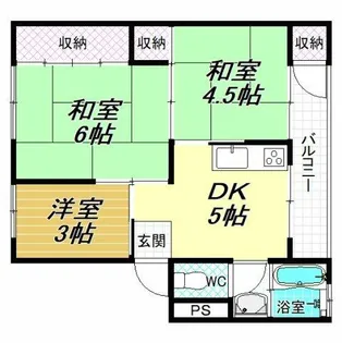 JP羽曳野レジデンス【1階】の間取り