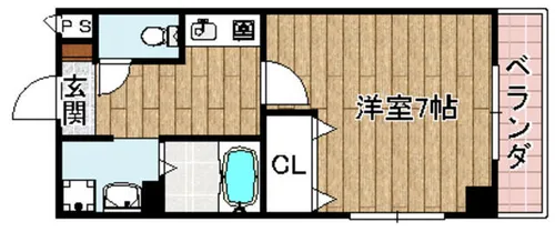 アルハステージ城北【405号室】の間取り