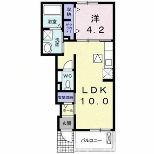 プレミールⅡ【1階】の間取り