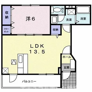 フォーリスト ヒルズ A【1階】の間取り