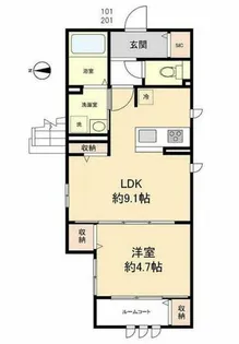 珊瑚【1階】の間取り