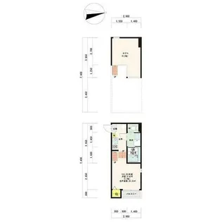 ハーモニーテラス神前【1階】の間取り