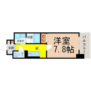 リヴシティ浅間町【8階】の間取り