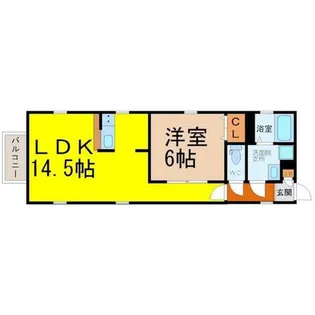 グランレーヴ金山II【1階】の間取り