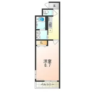 フジパレス湊駅北ノース【2階】の間取り