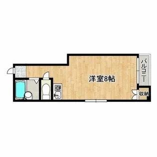 山村ハイツ2号館【2階】の間取り