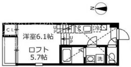 ハーモニーテラス鶴田Ⅱ【1階】の間取り